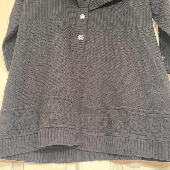 NWT Black Long Stylish Cardigan Great for Dresses Plus Size 2X - Picture 4 of 10